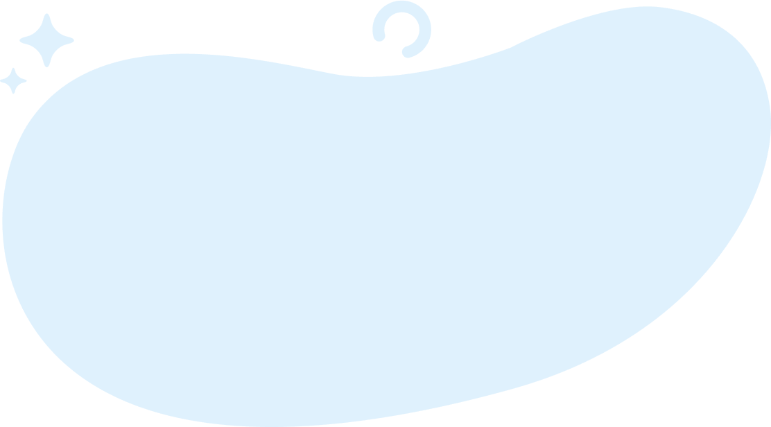 青色の丸みがある背景